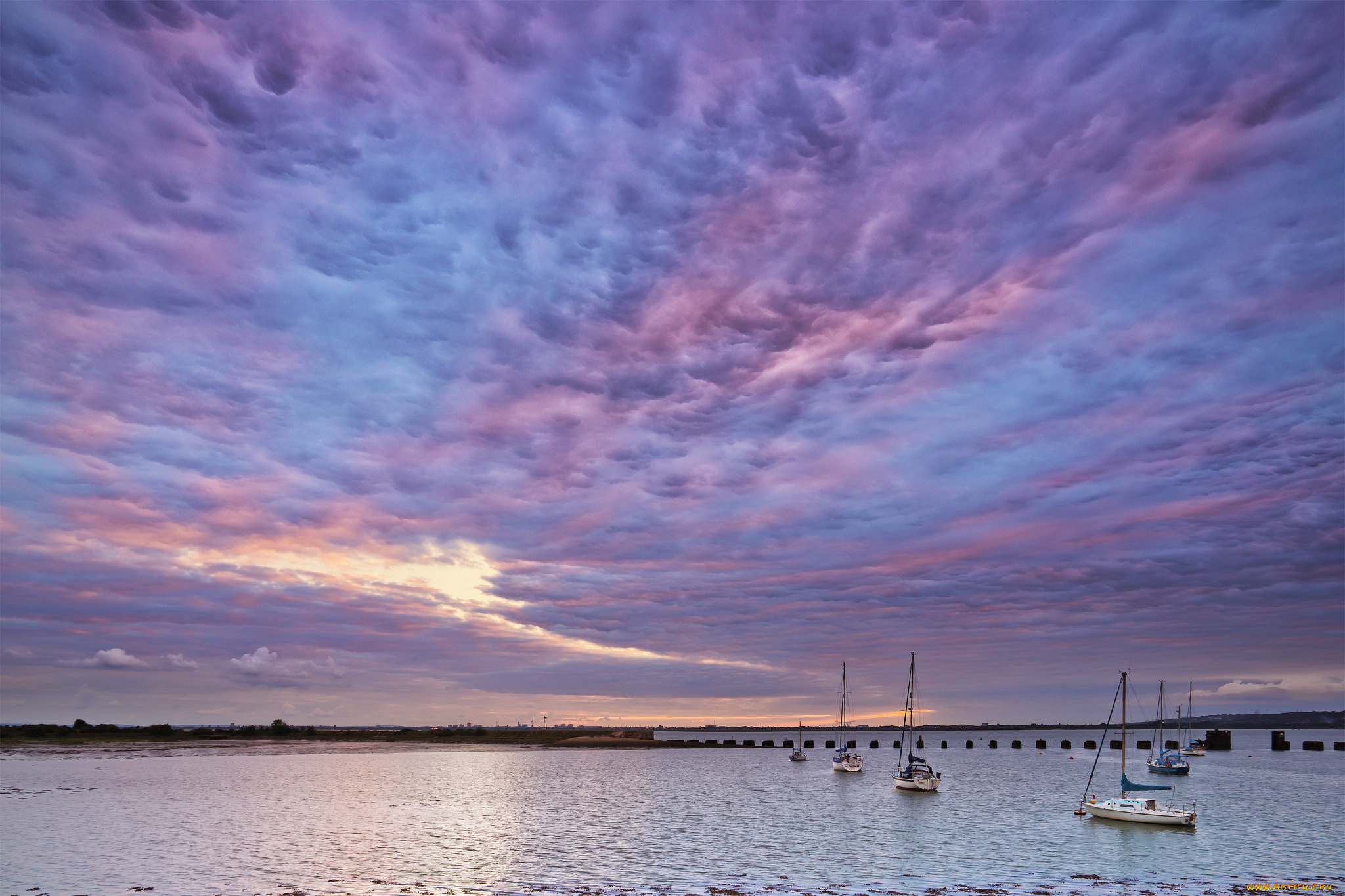 корабли, Яхты, небо, парусники