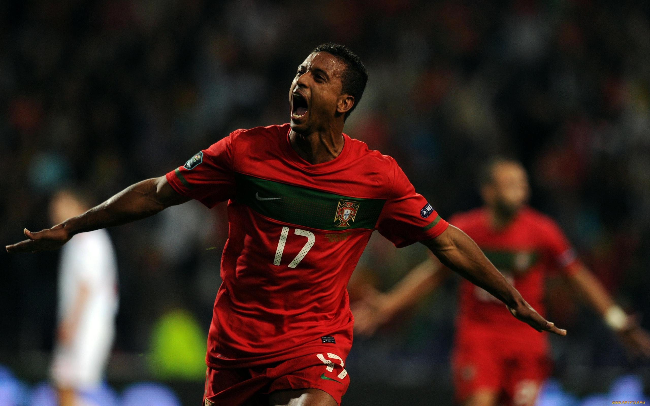 спорт, футбол, португалия, nani, футболист, спортсмен, игрок, радость, крик
