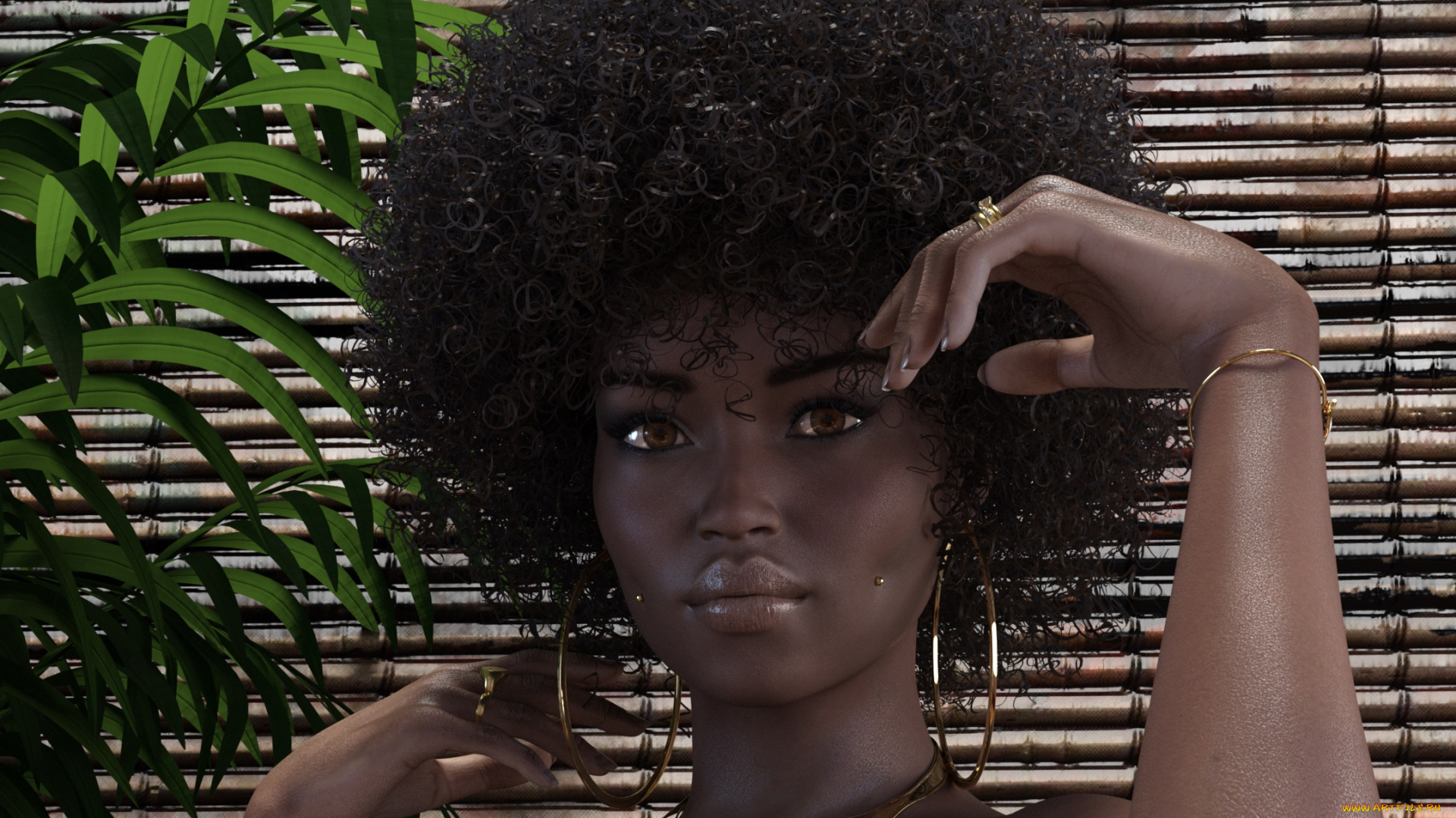 3д, графика, портрет, , portraits, фон, девушка, взгляд