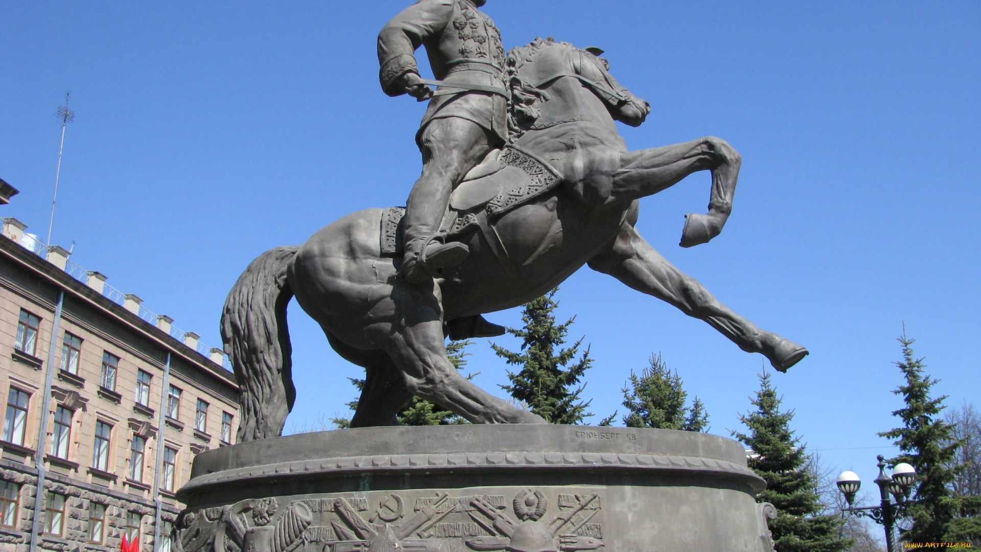 памятник, жукову, города, -, памятники, , скульптуры, , арт-объекты, екатеринбург, памятник, жукову