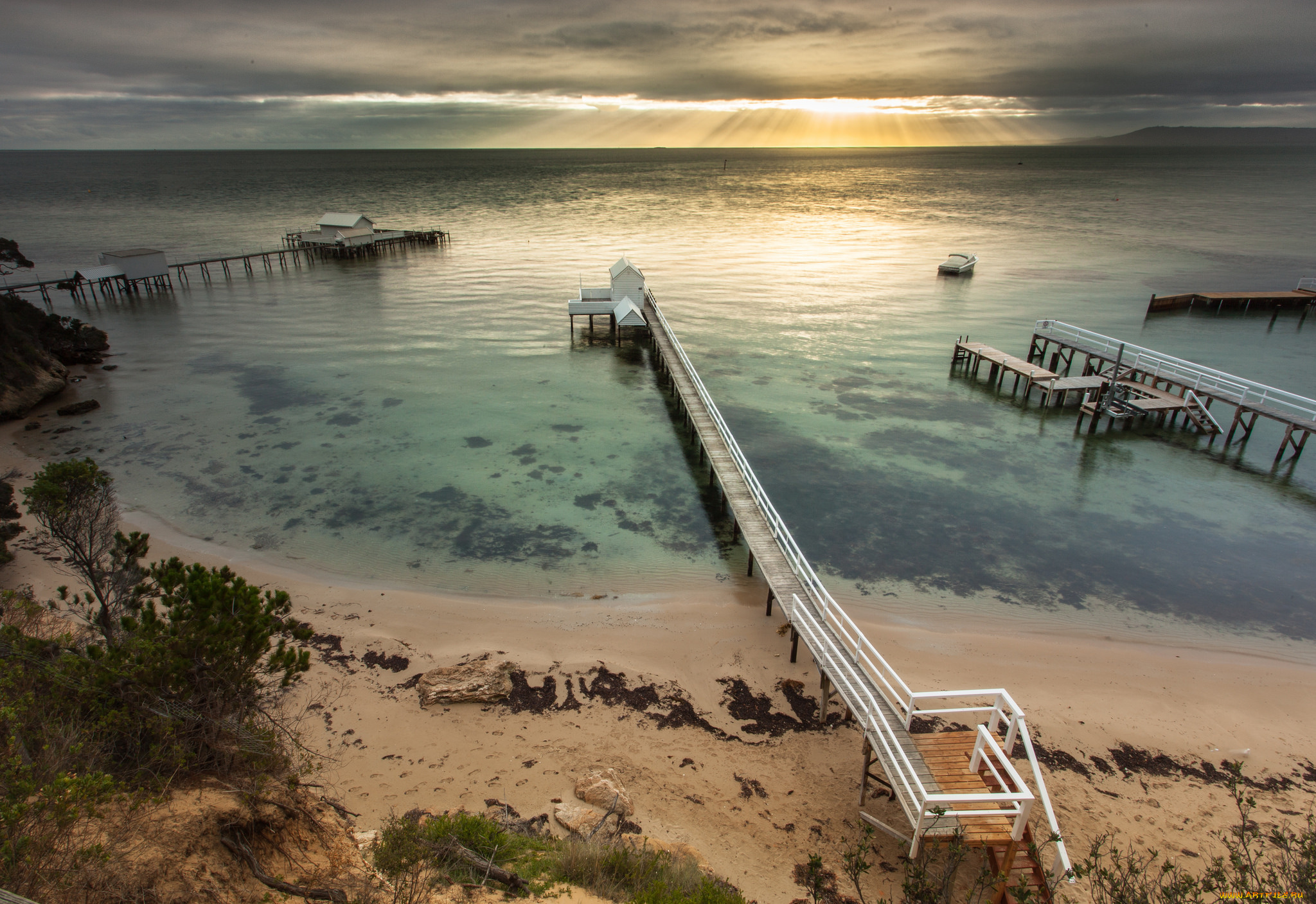 природа, побережье, берег, море