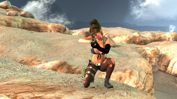 Картинка 3д+графика фантазия+ fantasy оружие взгляд девушка фон