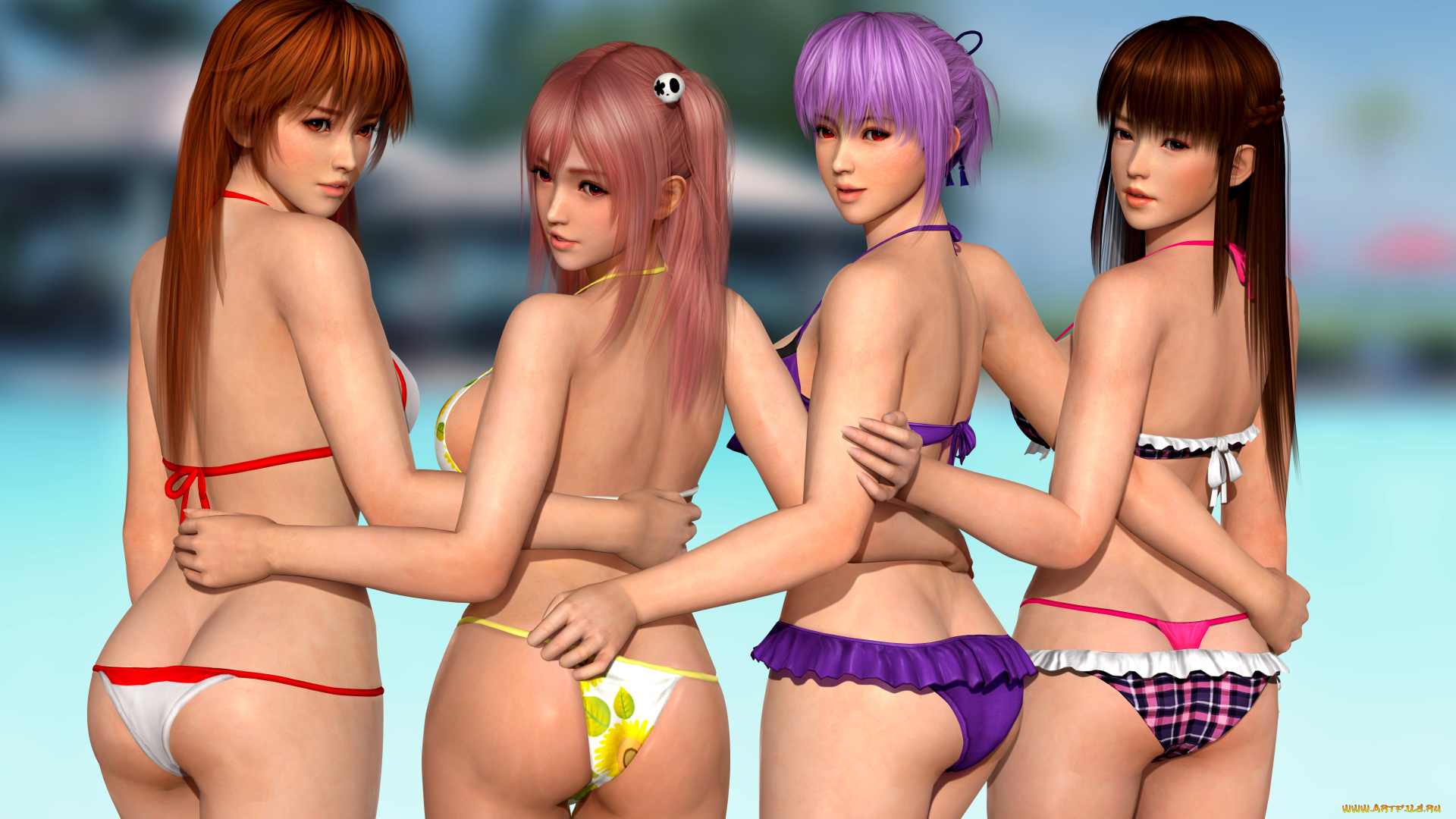 3д, графика, люди, , people, фон, взгляд, девушки