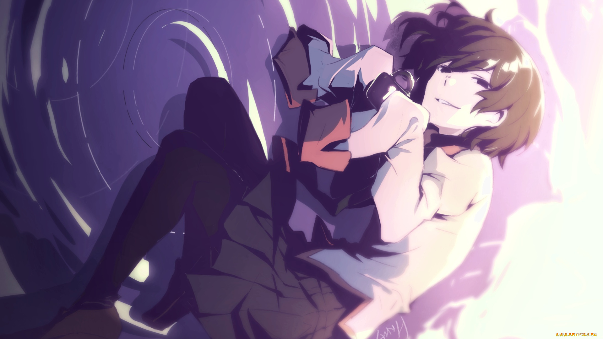 аниме, bakemonogatari, owarimonogatari