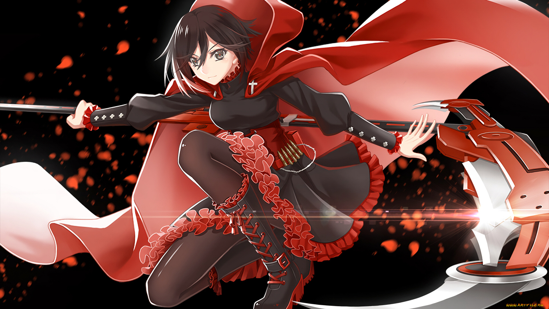 аниме, rwby, девушка
