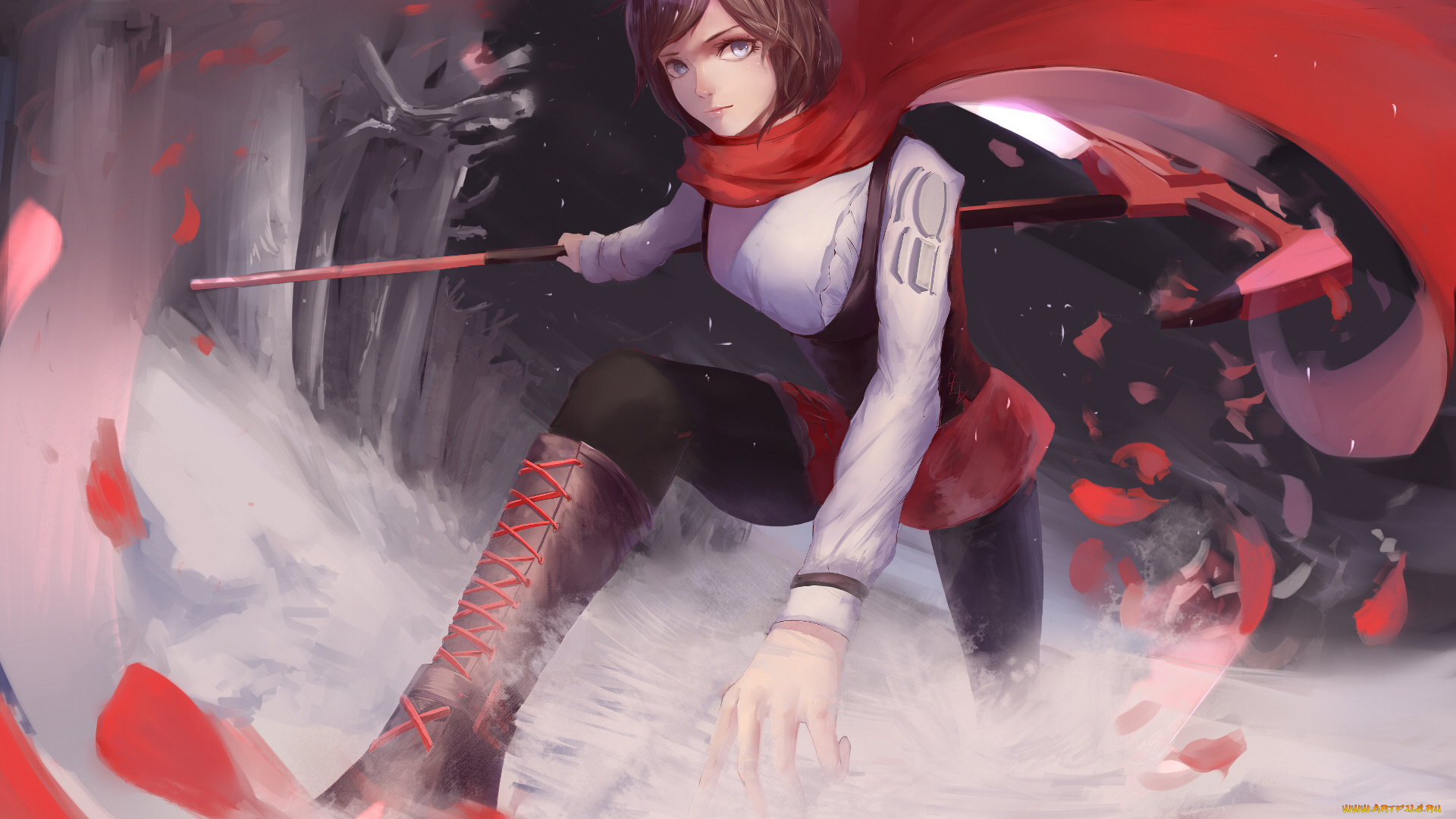 аниме, rwby, девушка