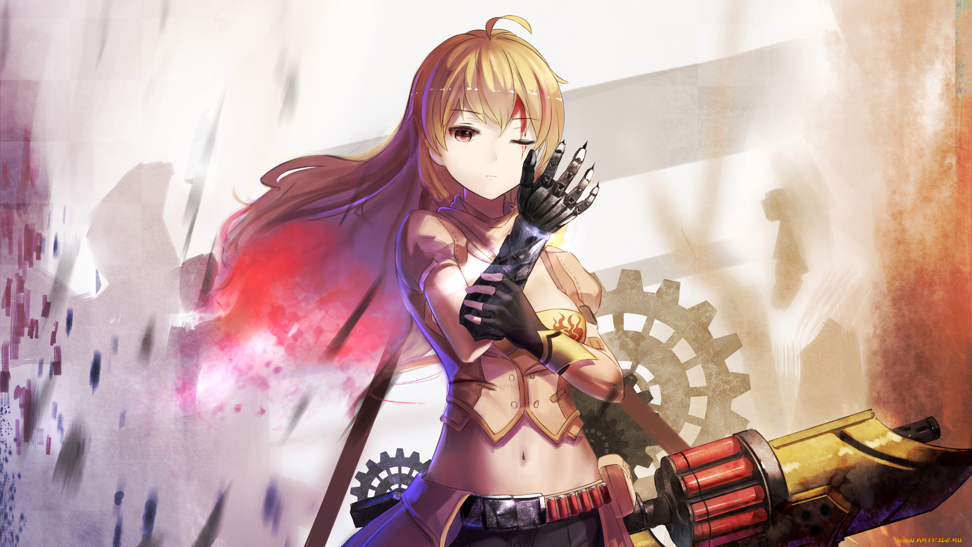 аниме, rwby, девушка