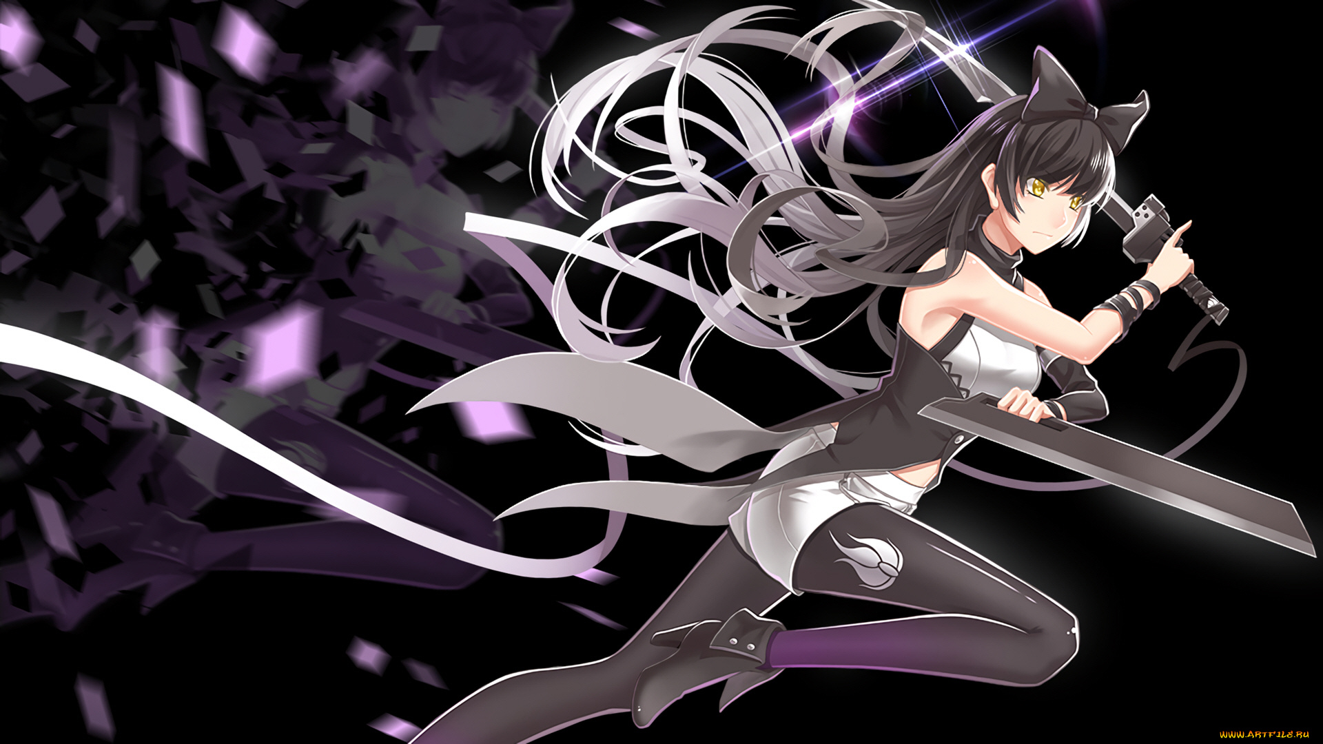 аниме, rwby, девушка