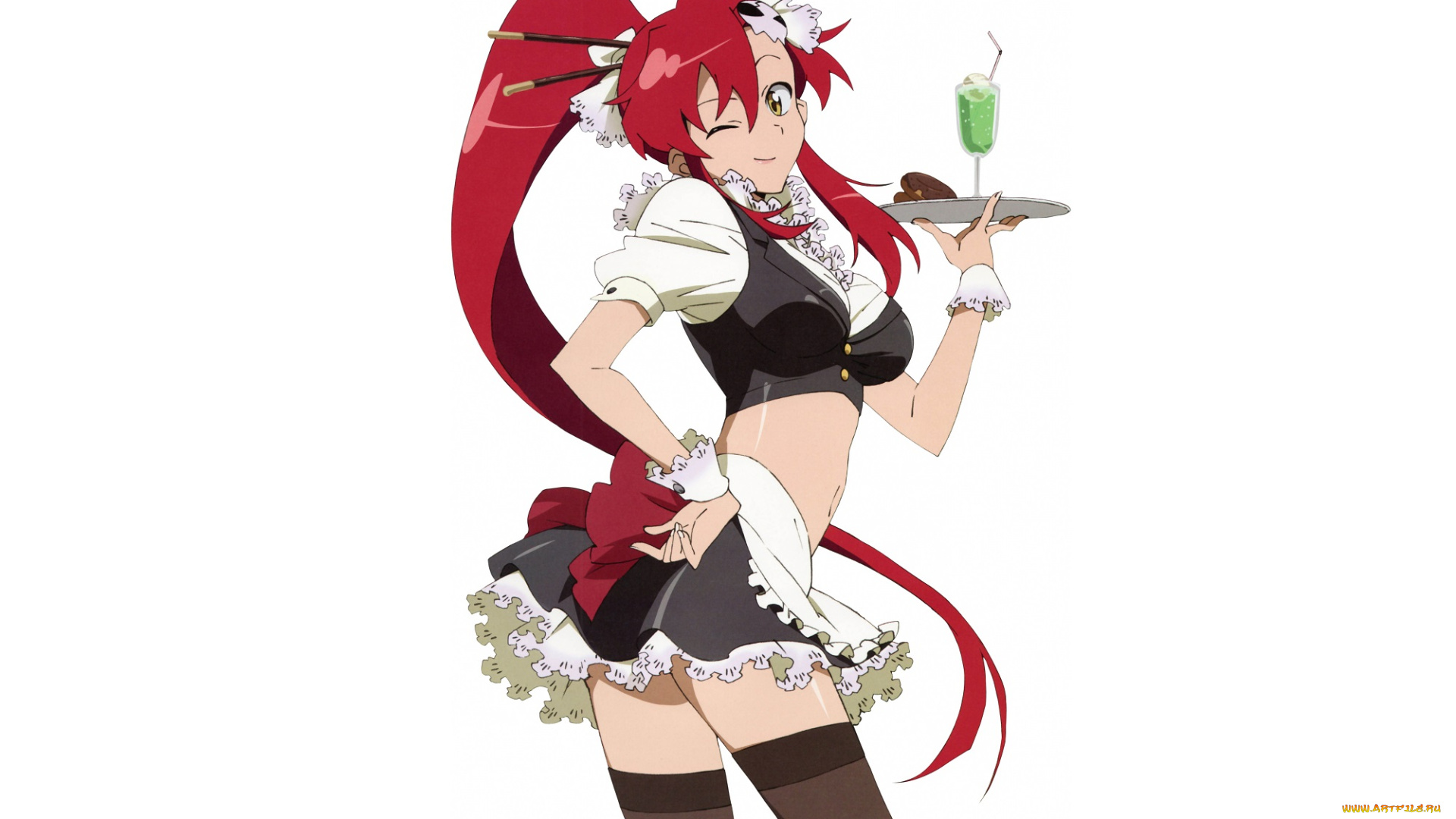 аниме, tengen, toppa, gurren-lagann, девушка