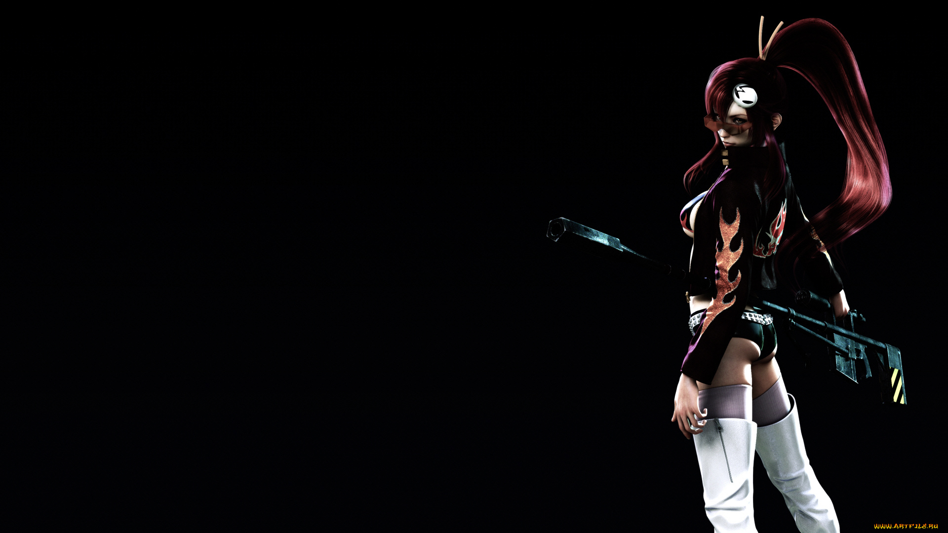 аниме, tengen, toppa, gurren-lagann, девушка