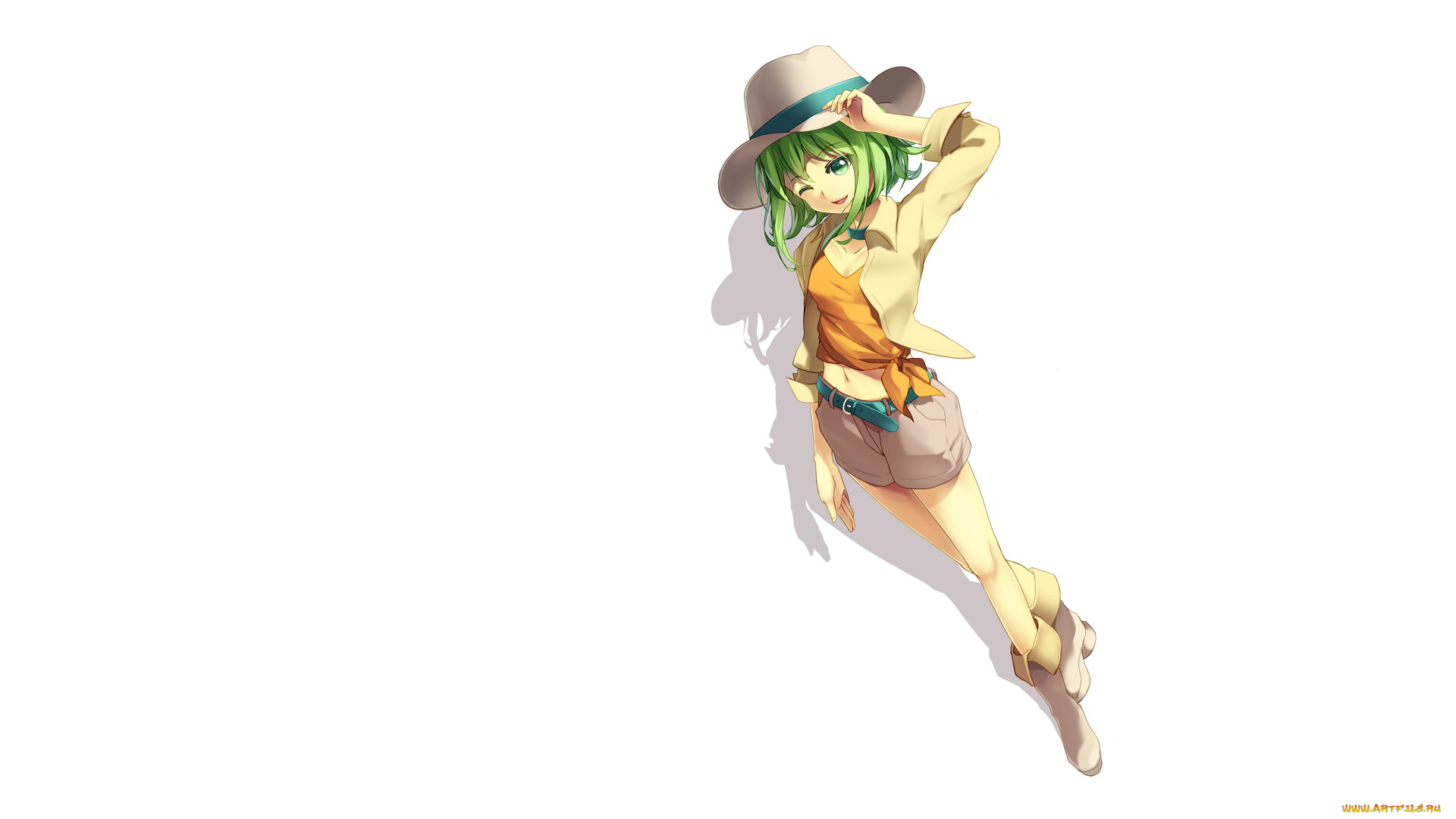 аниме, unknown, , другое, шорты, шляпа, сапоги, девочка