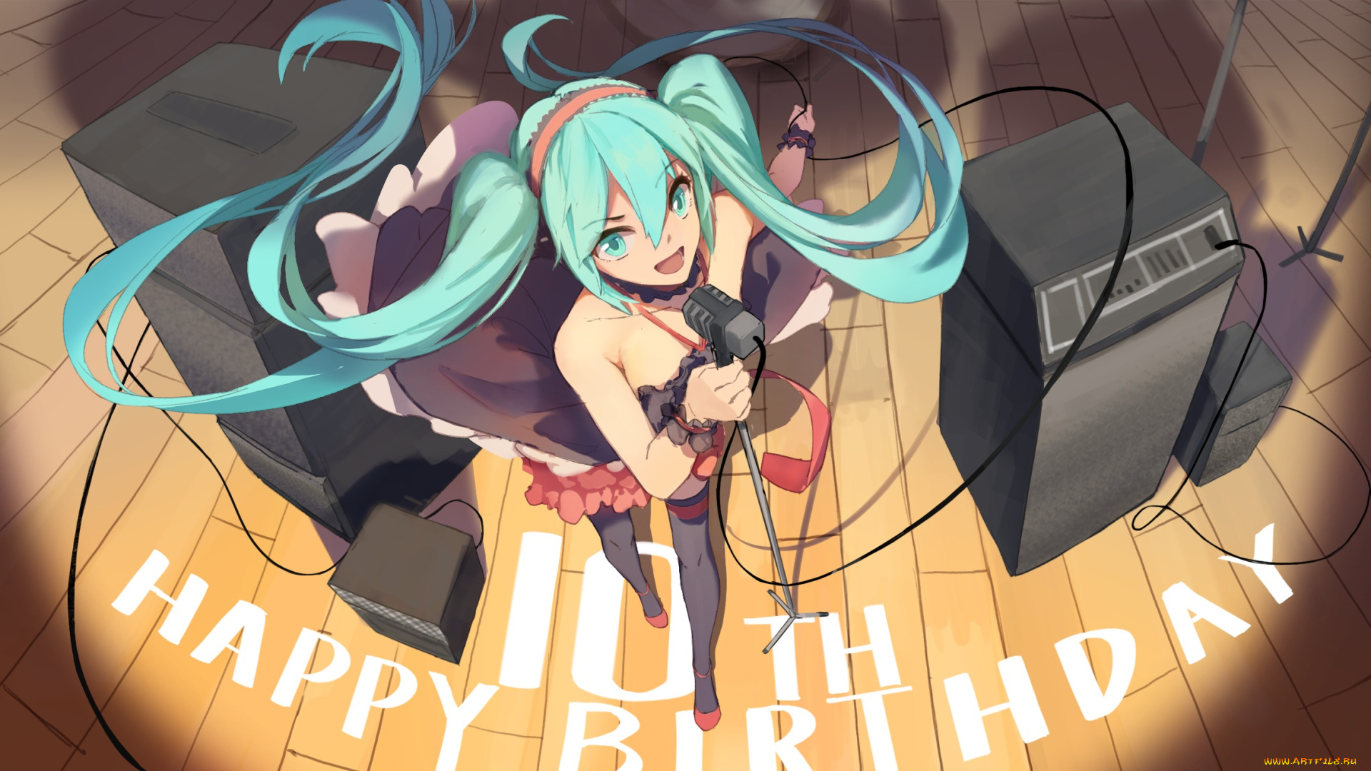 аниме, vocaloid, hatsune, miku