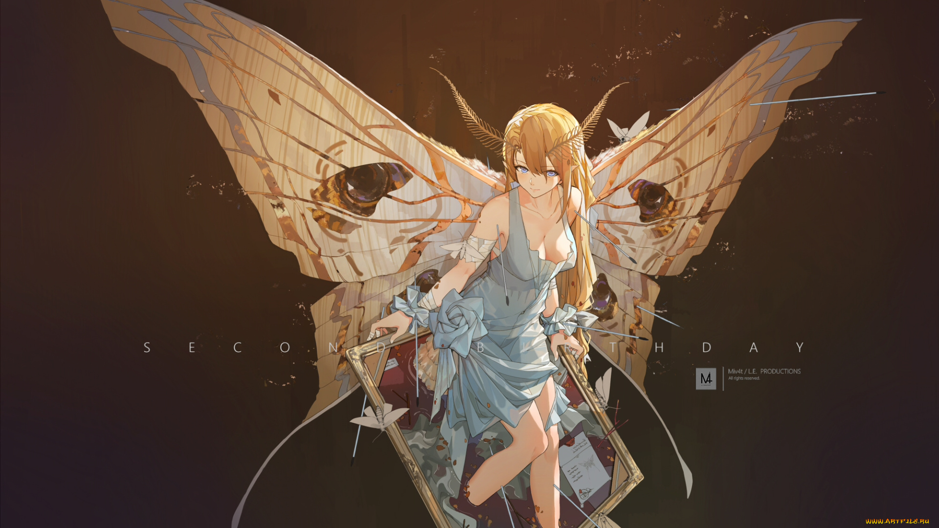 аниме, животные, , существа, мотылёк