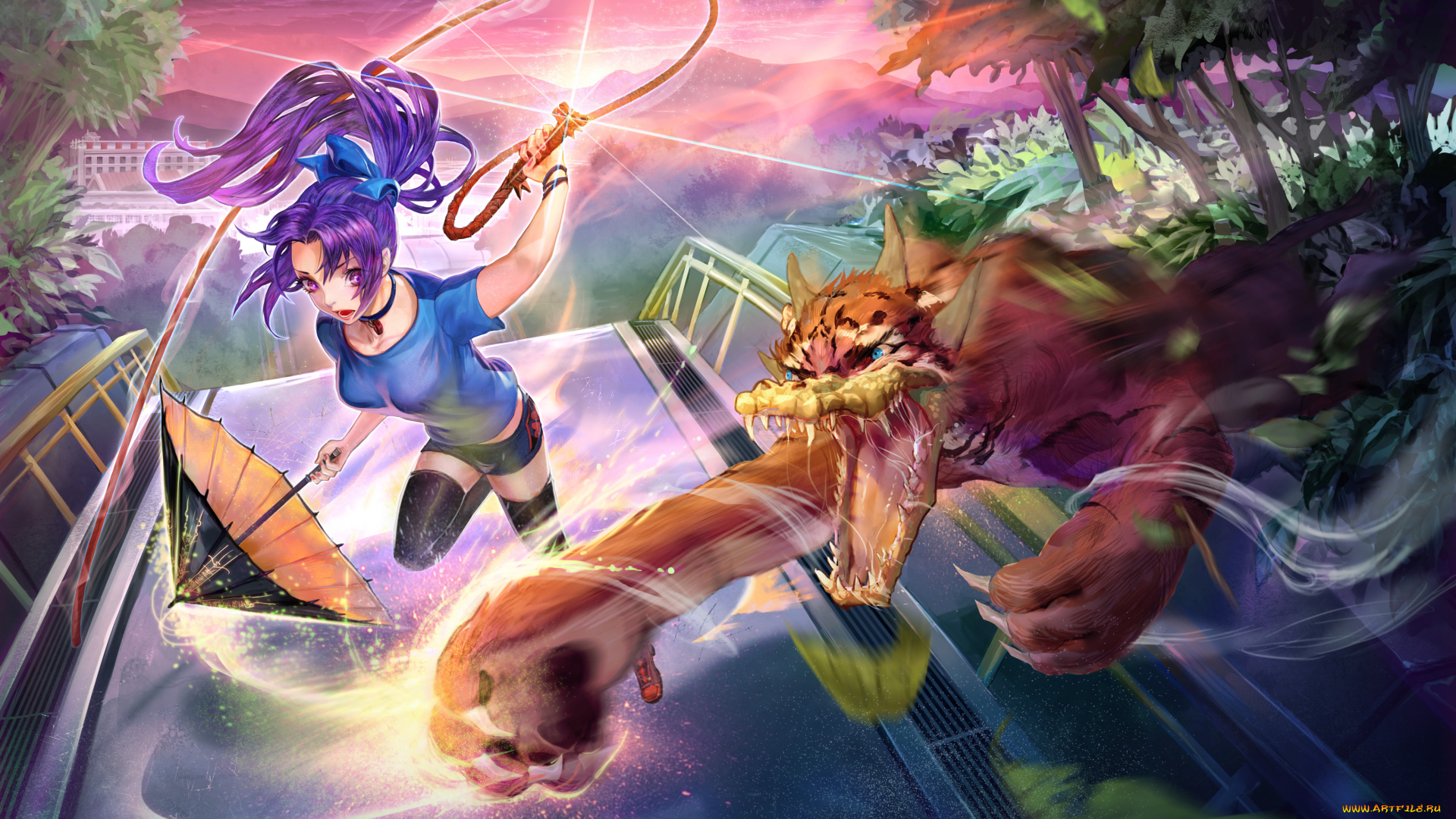 аниме, животные, , существа, original