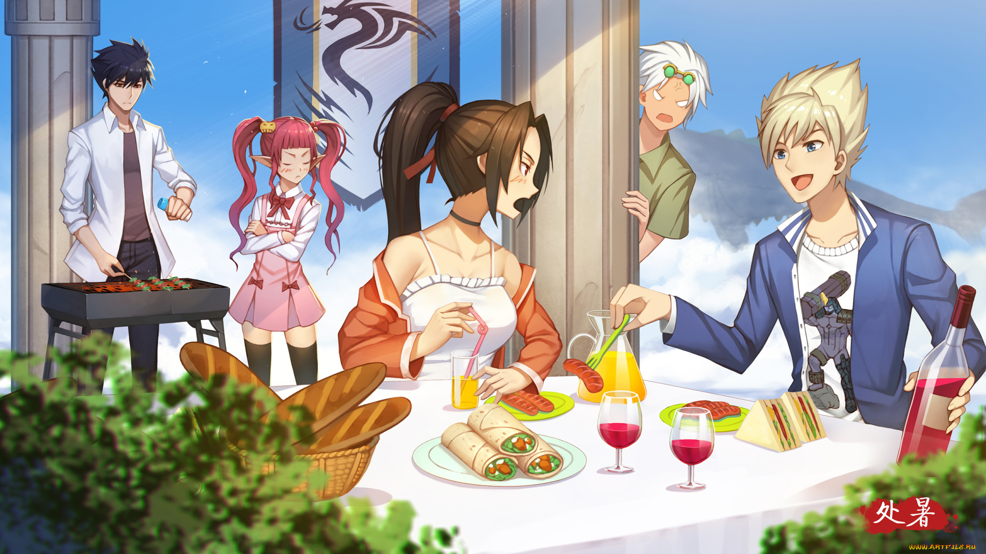 аниме, животные, , существа, tagme, artist