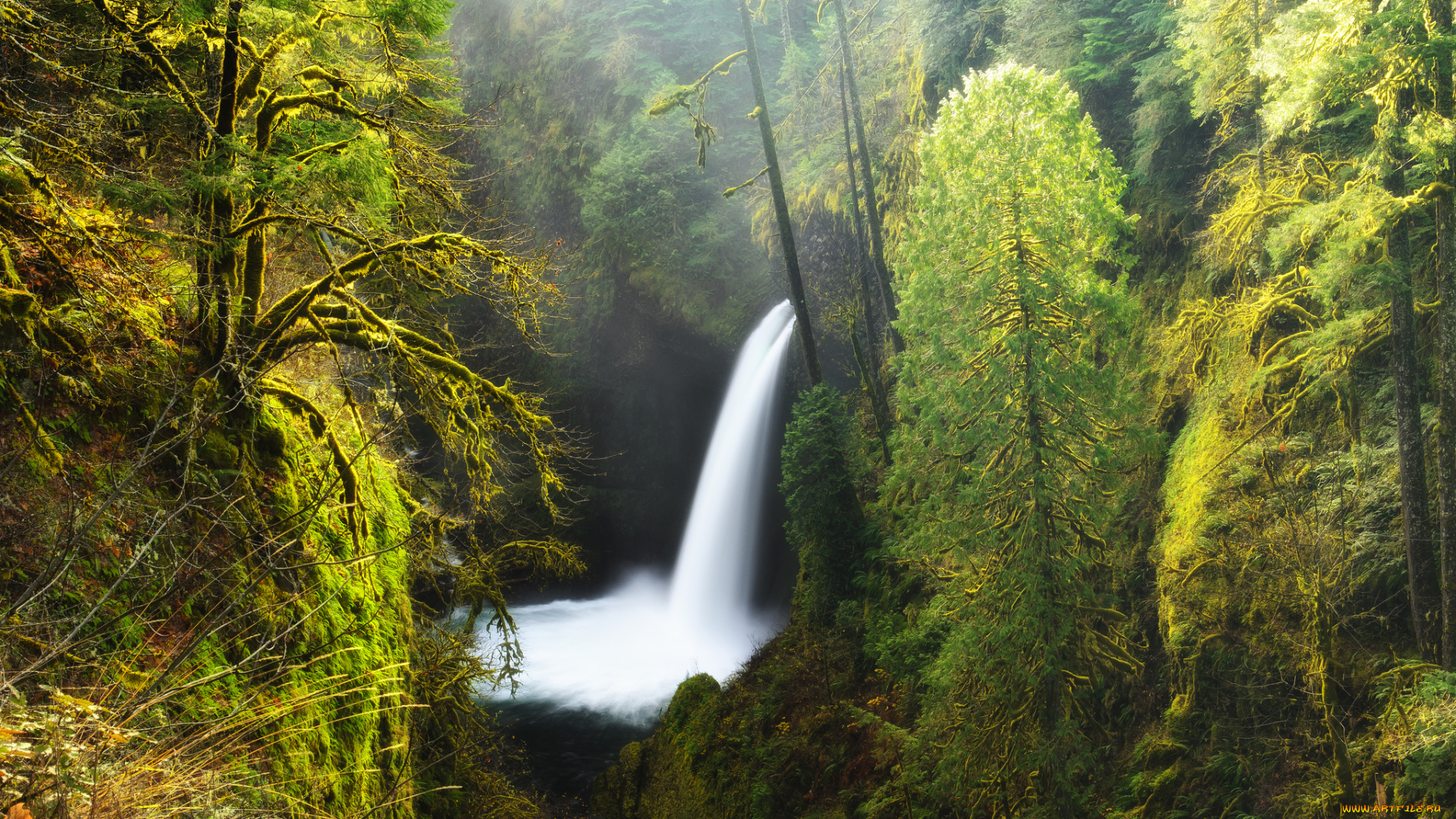 природа, водопады, простор