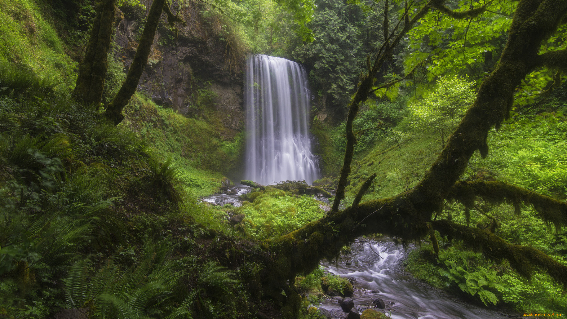природа, водопады, простор