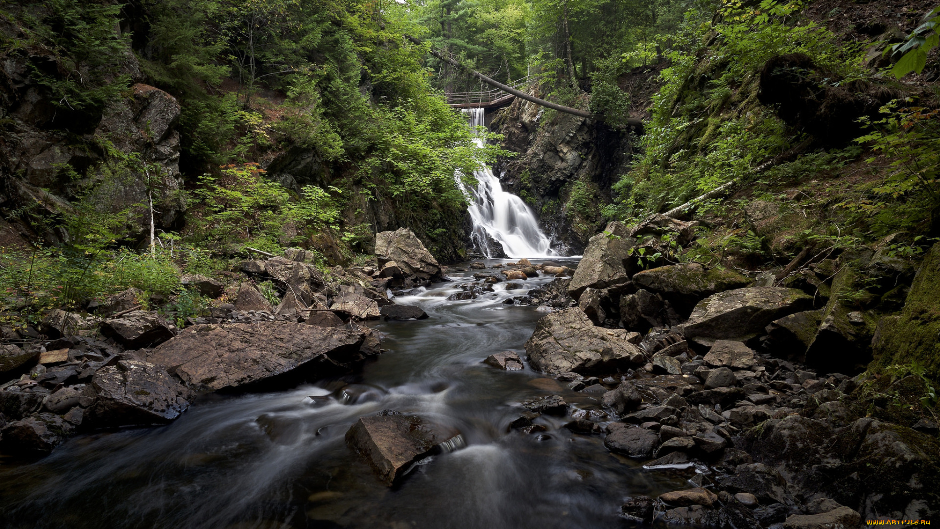 природа, водопады, простор
