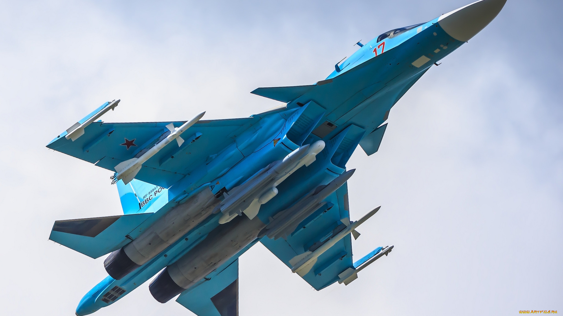 su-34, авиация, боевые, самолёты, бомбардировщик