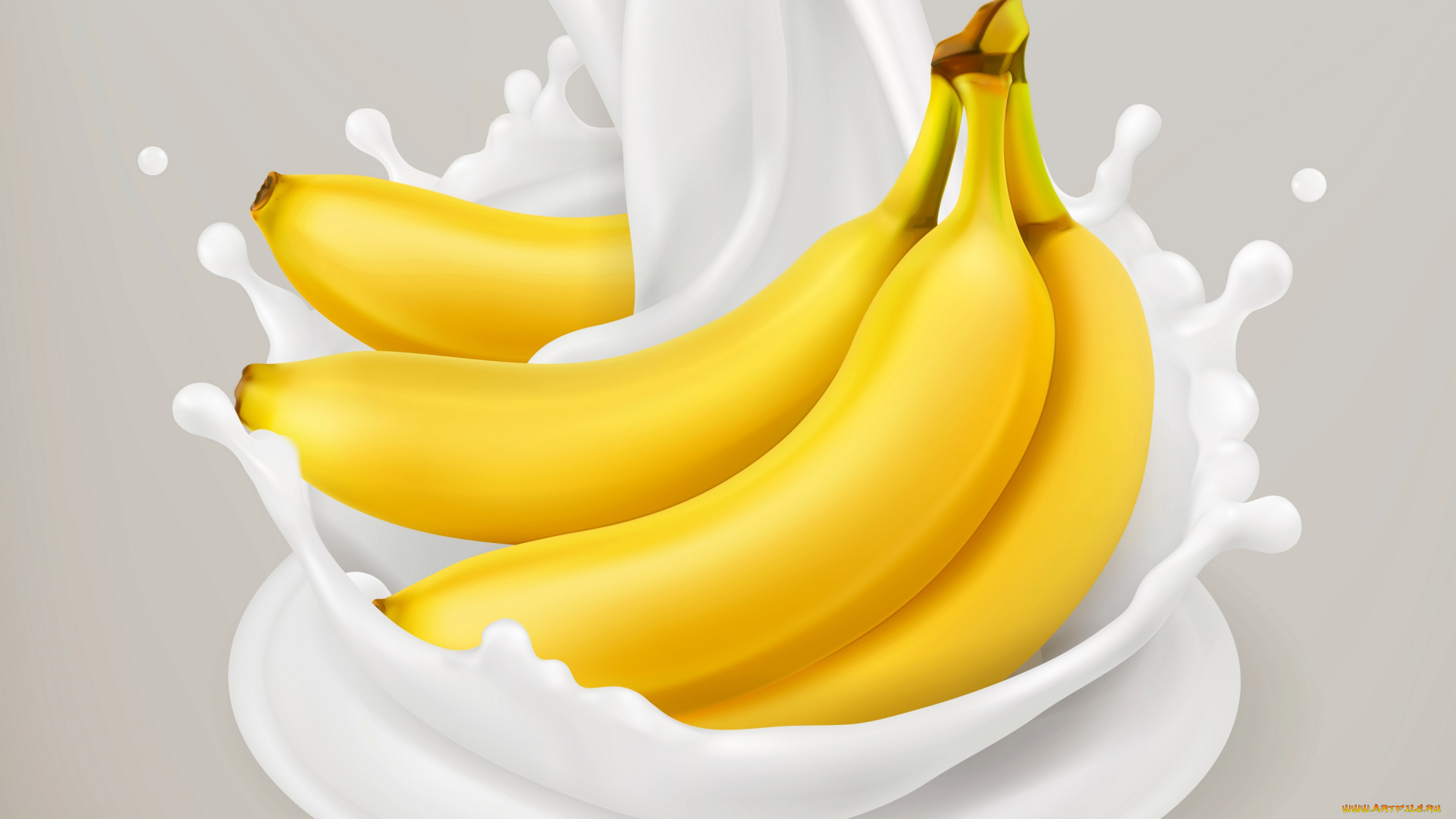 векторная, графика, еда, , food, графика, молоко, фрукты, фон