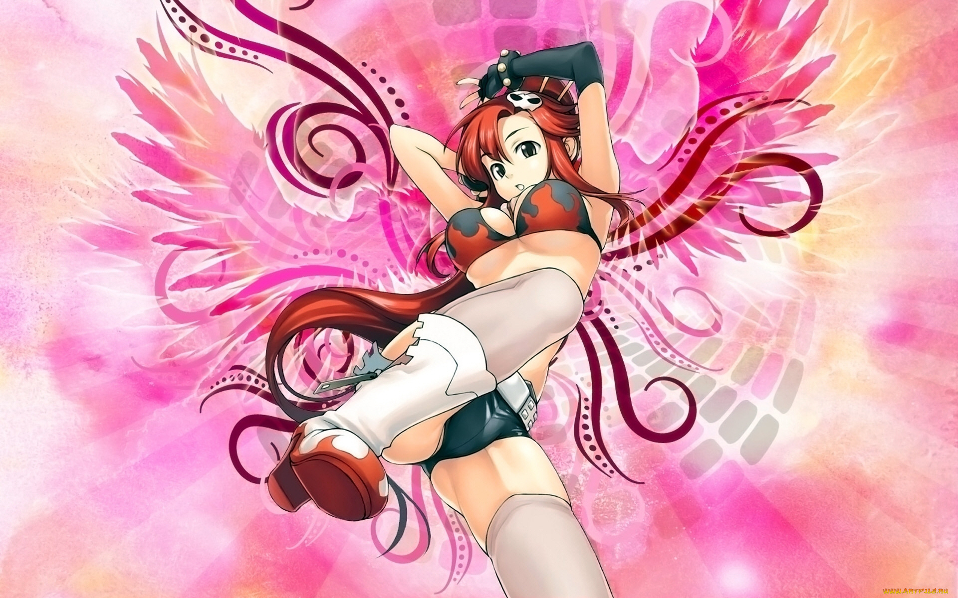 аниме, tengen, toppa, gurren-lagann, девушка