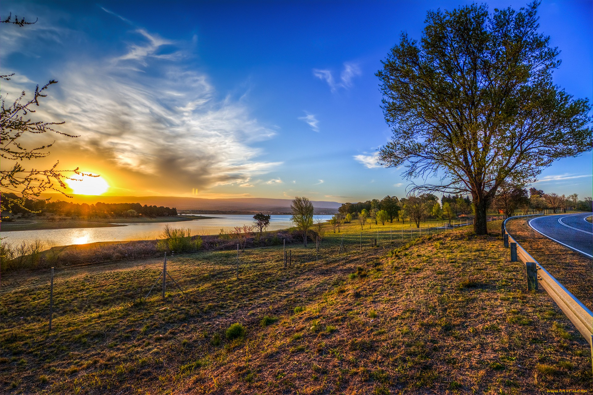 природа, восходы, закаты, простор