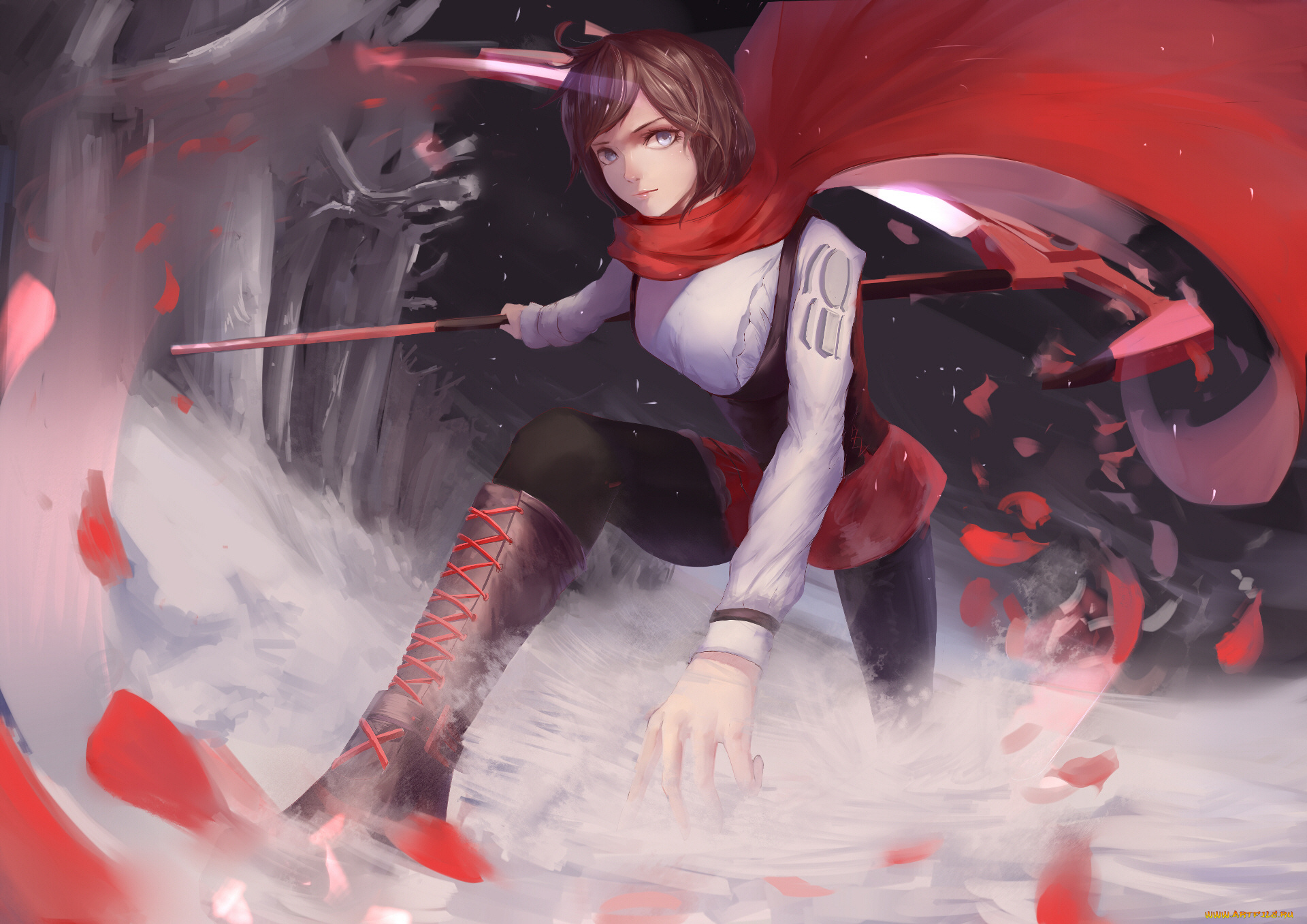 аниме, rwby, девушка