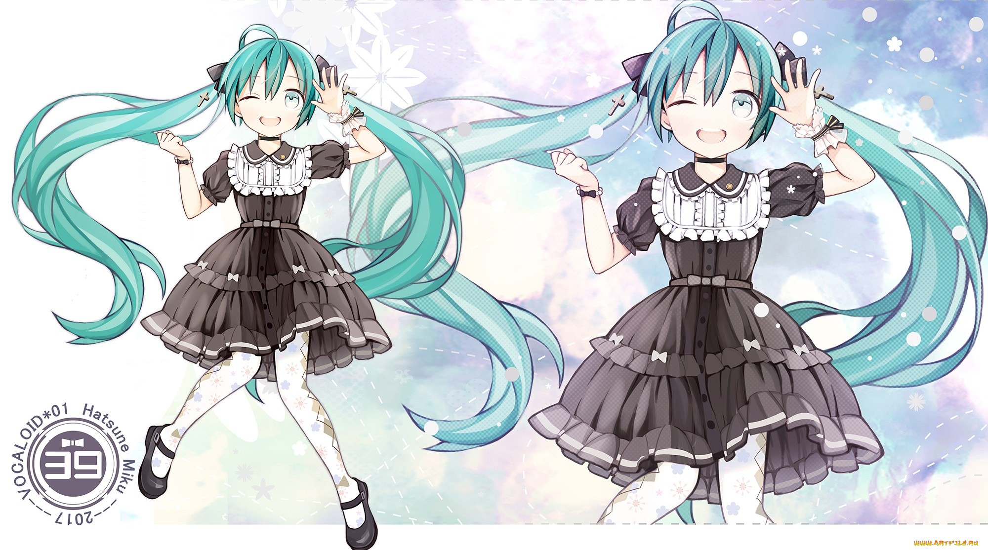 аниме, vocaloid, hatsune, miku