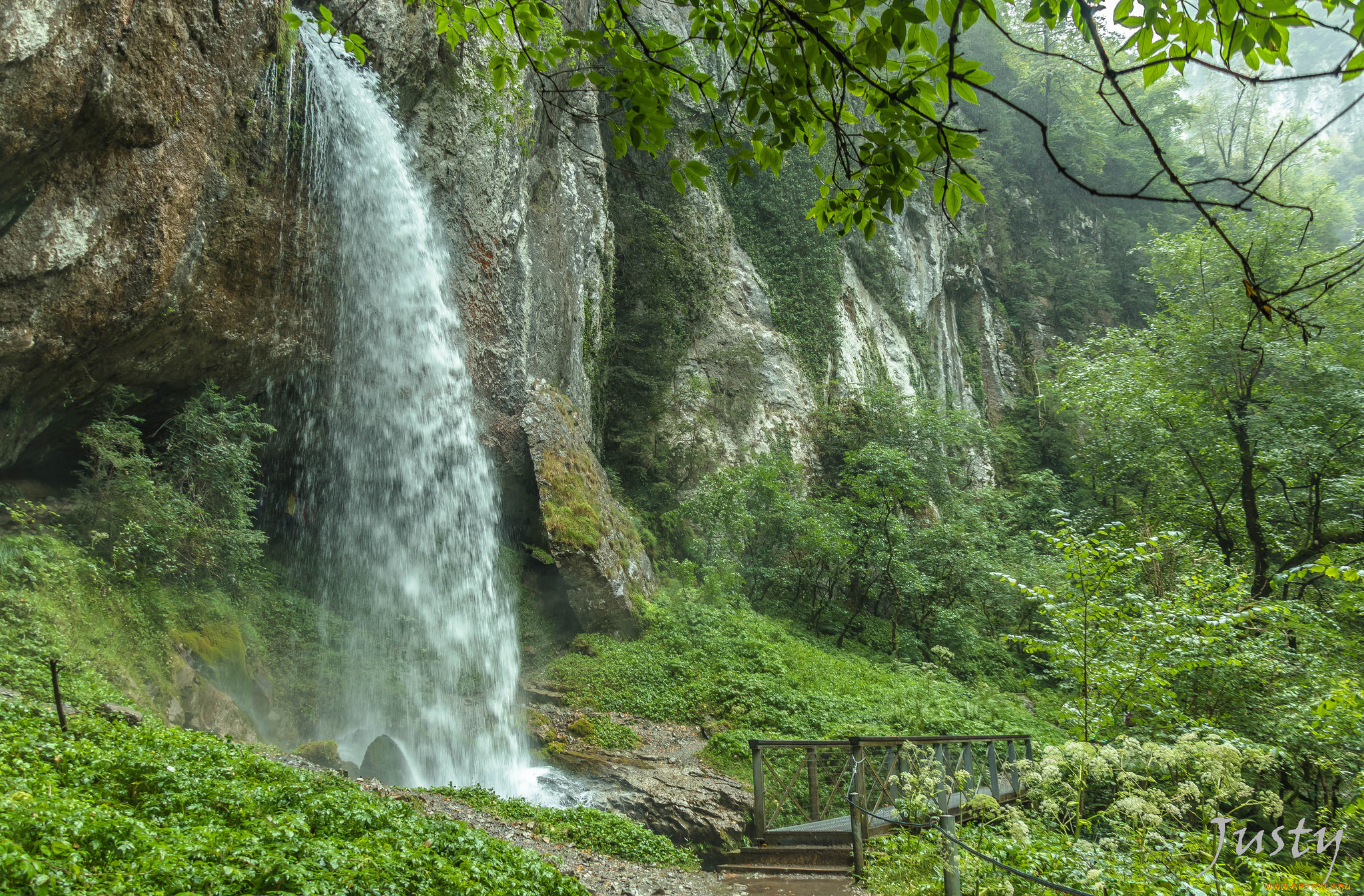 природа, водопады, простор