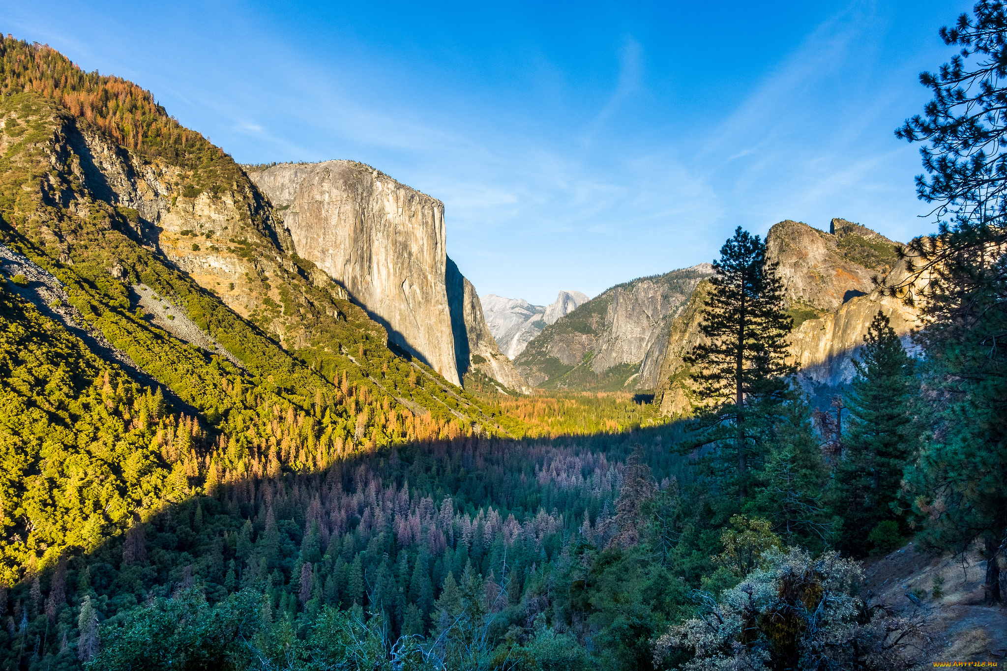 природа, горы, простор