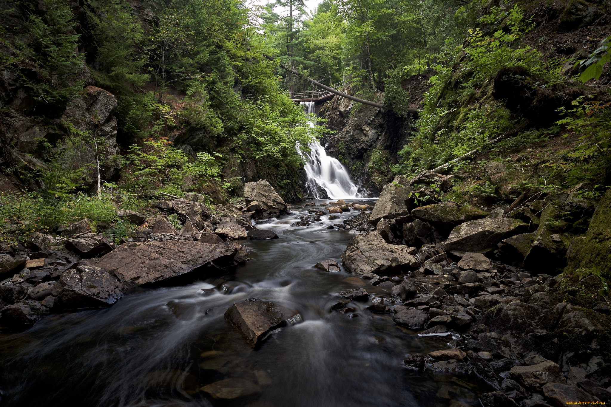 природа, водопады, простор