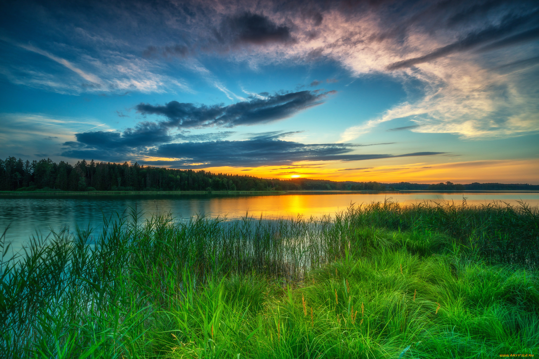 природа, реки, озера, простор