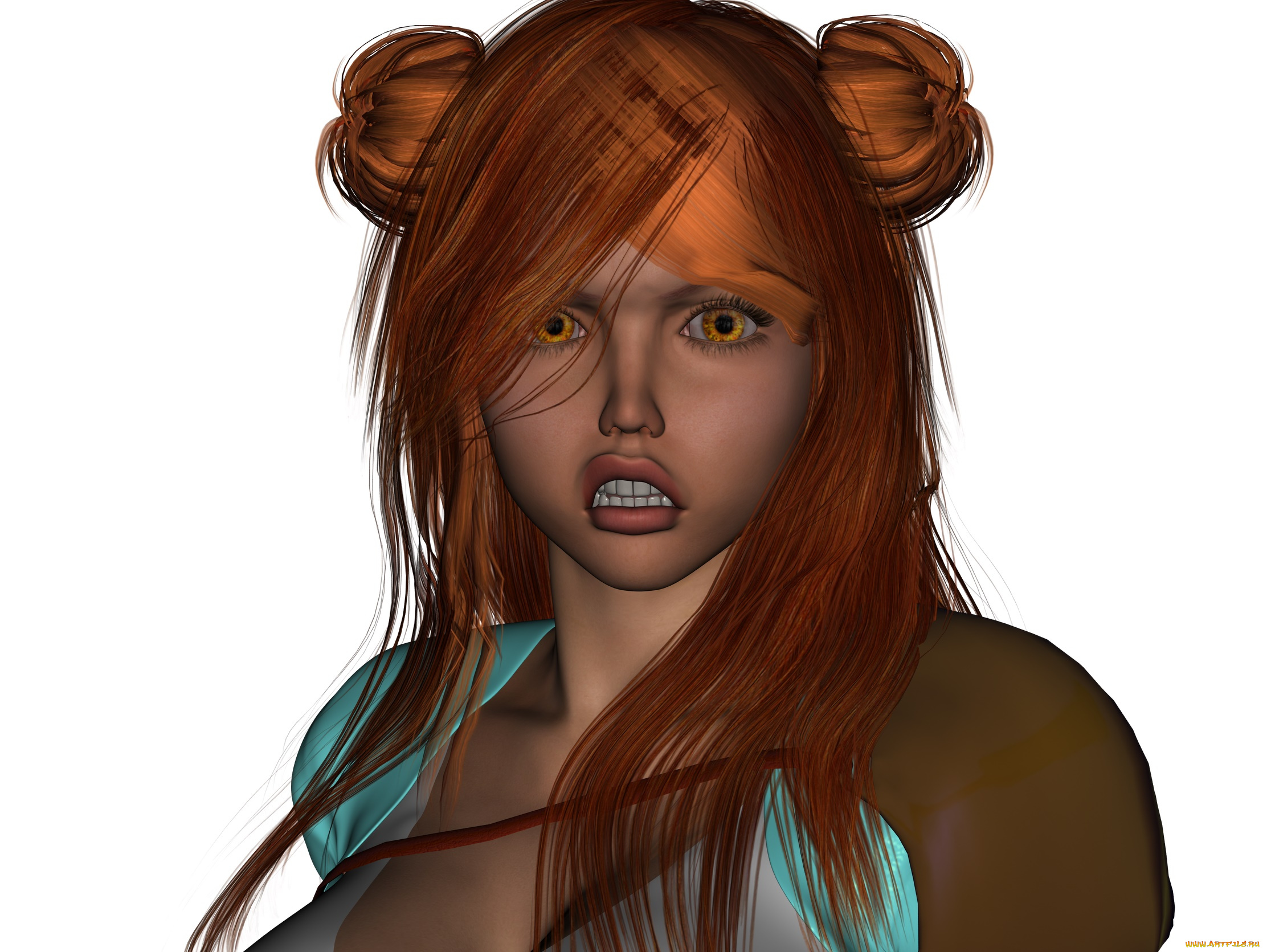 3д, графика, портрет, , portraits, девушка, взгляд, фон
