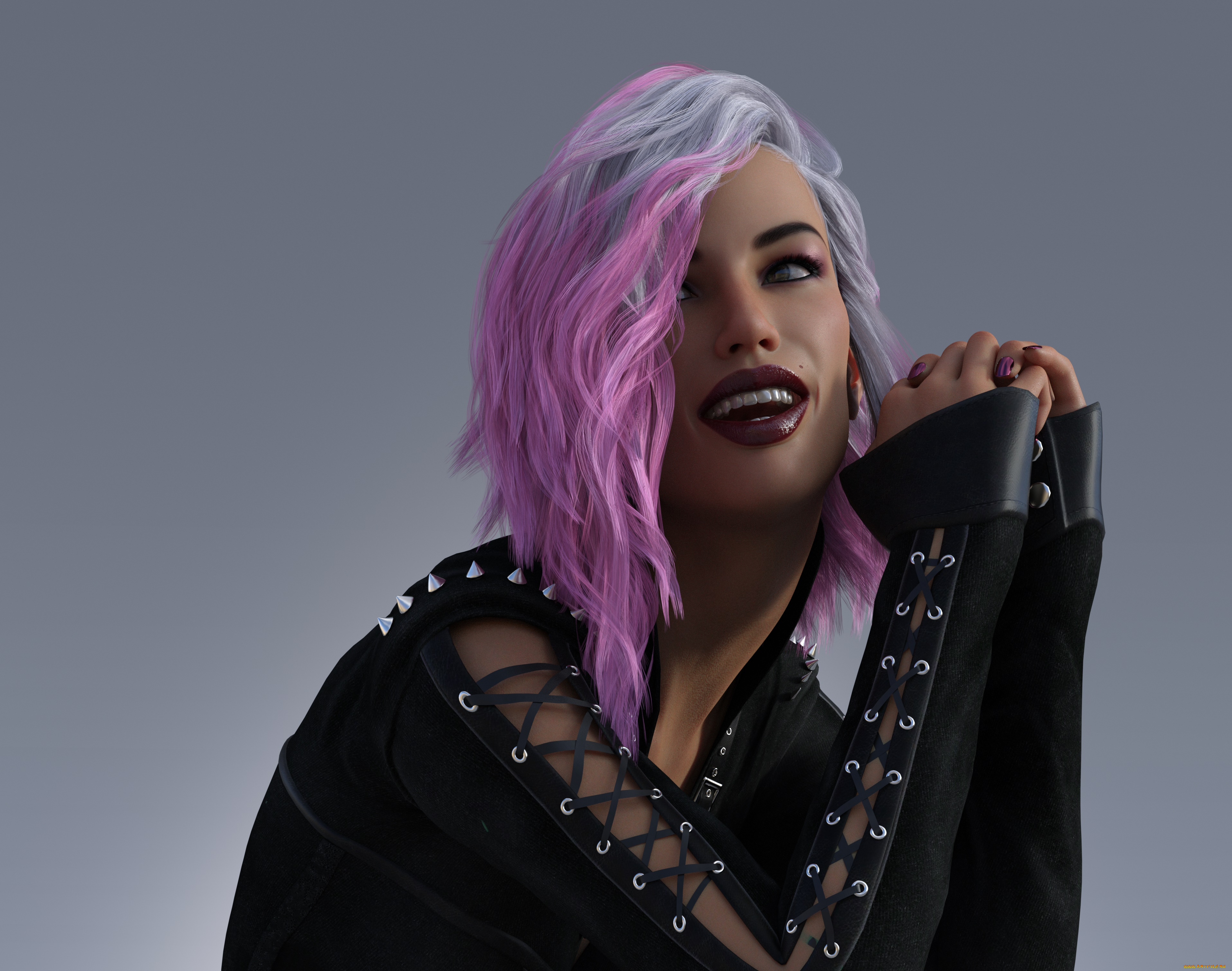 3д, графика, портрет, , portraits, фон, взгляд, девушка