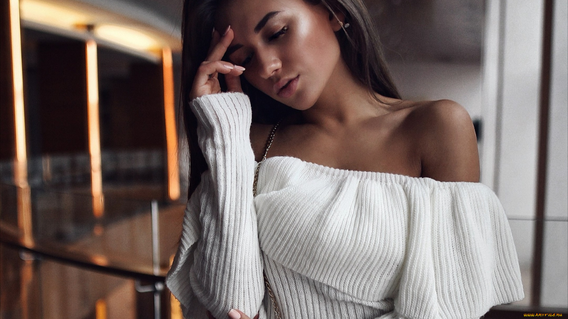 девушка, девушки, -unsort, , брюнетки, темноволосые, darya, kudelko, модель