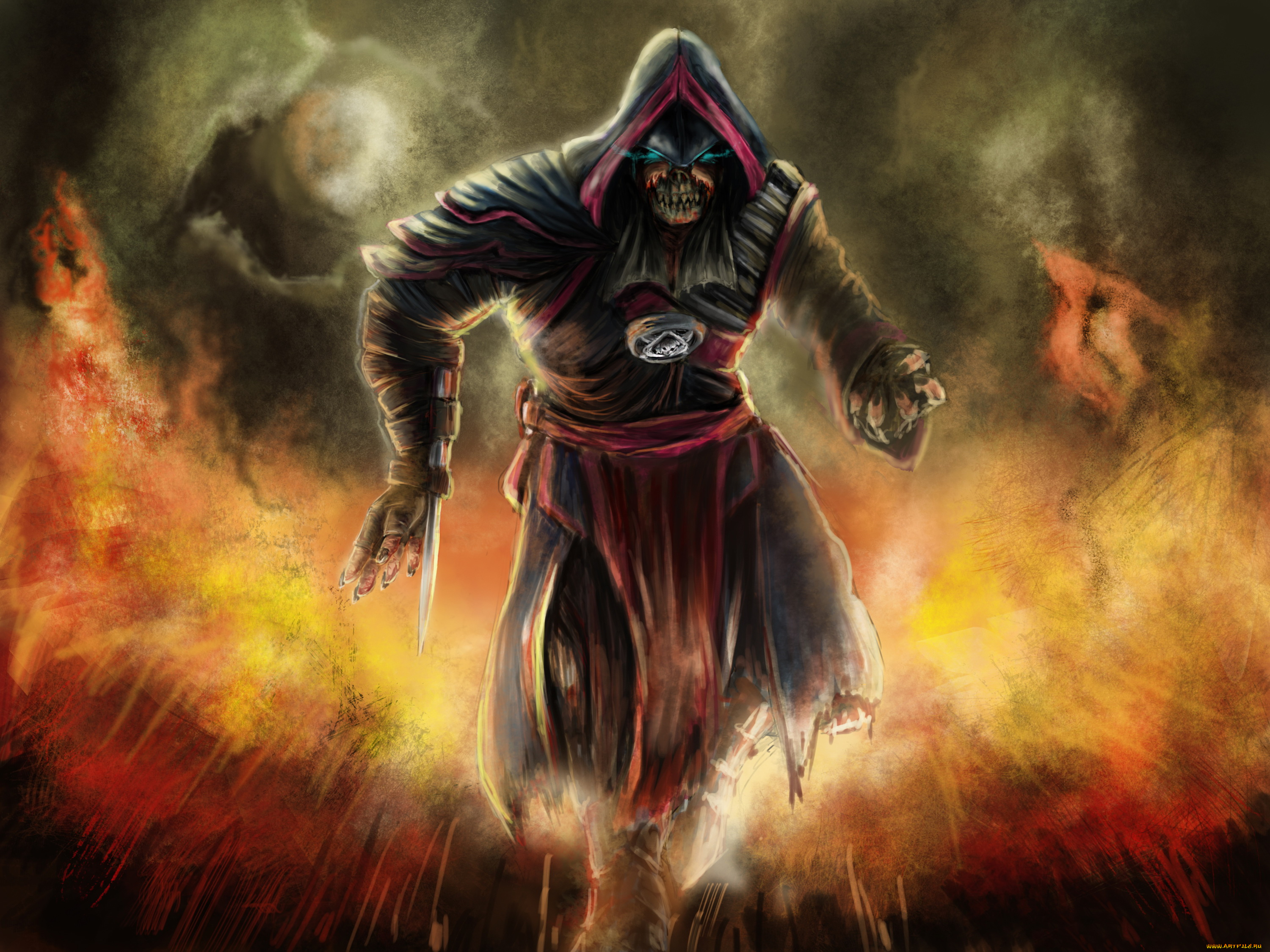 видео, игры, assassin`s, creed, кинжал, фон, мужчина