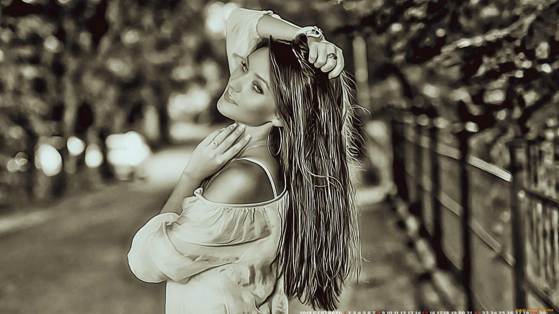 календари, компьютерный, дизайн, девушка, поза, женщина, модель, calendar, 2019