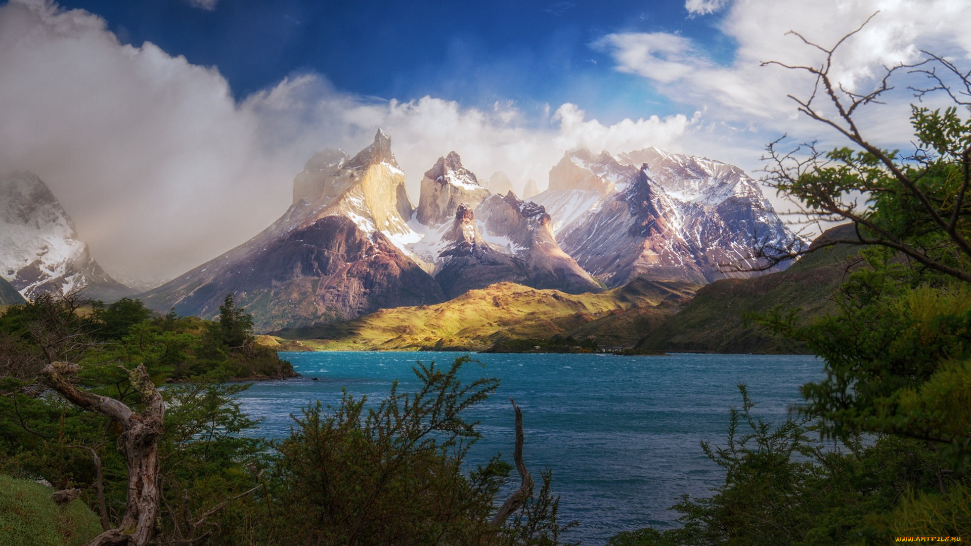 природа, горы, простор