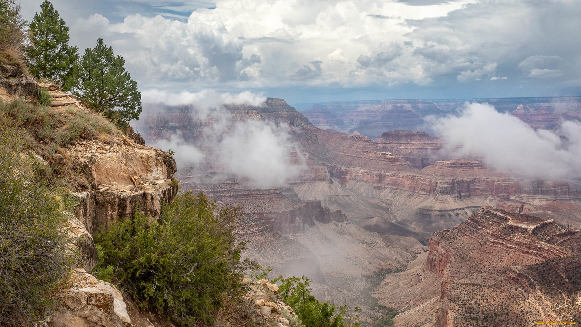 природа, горы, простор