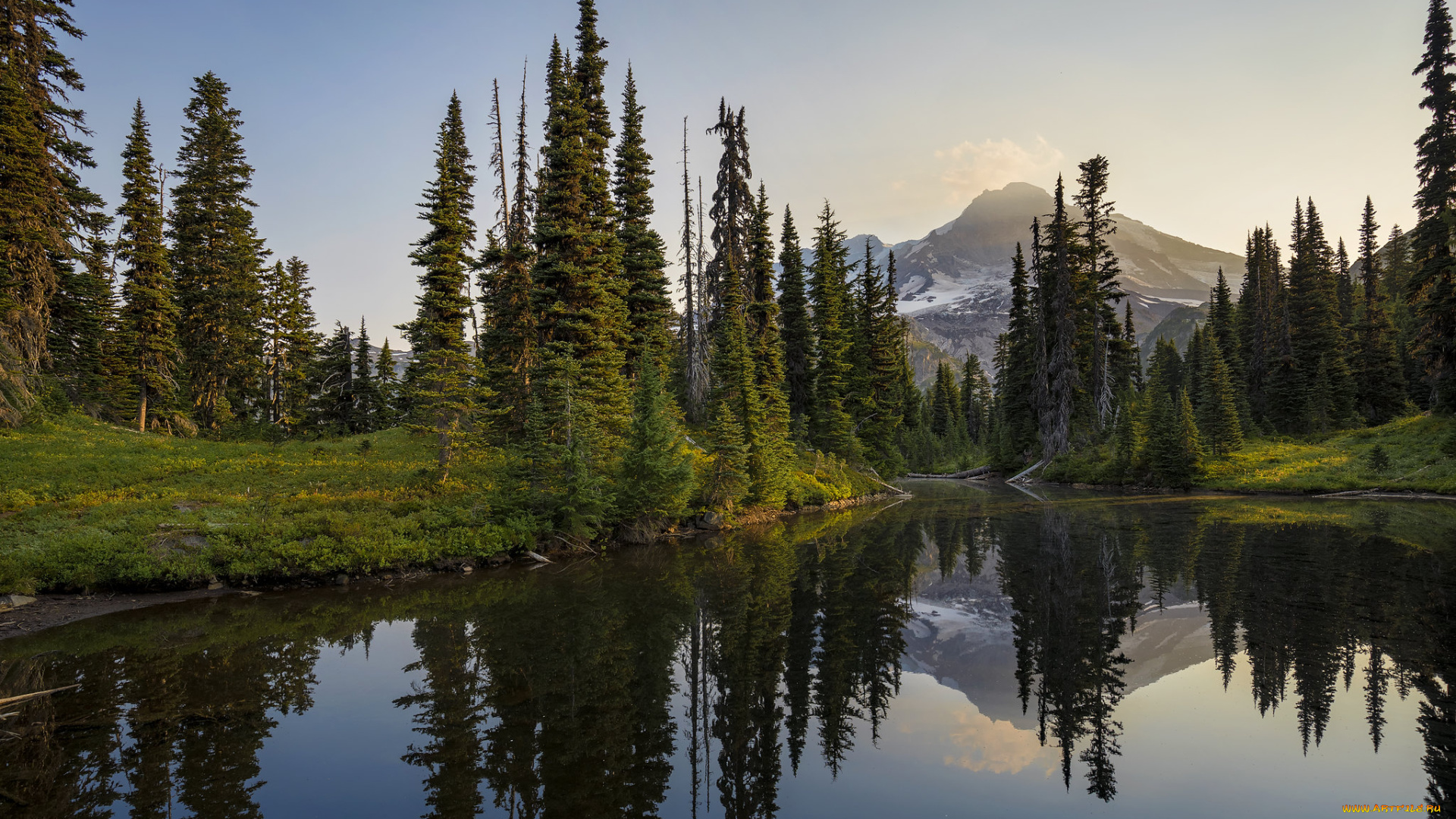 природа, реки, озера, простор