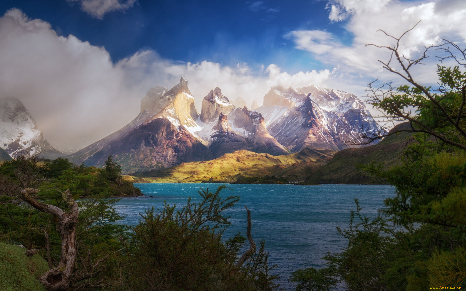 природа, горы, простор