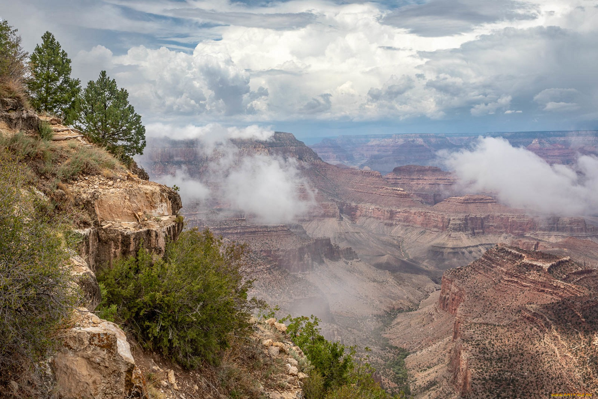 природа, горы, простор