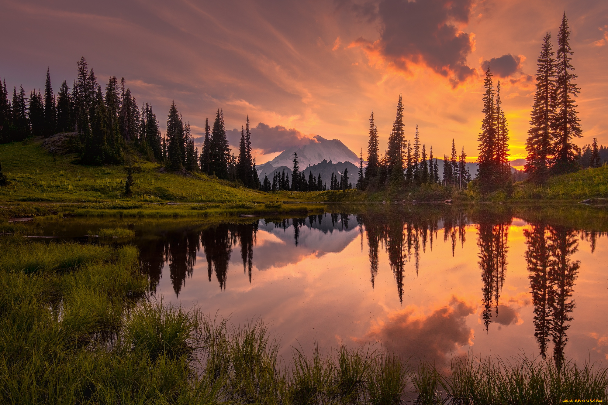 природа, восходы, закаты, простор