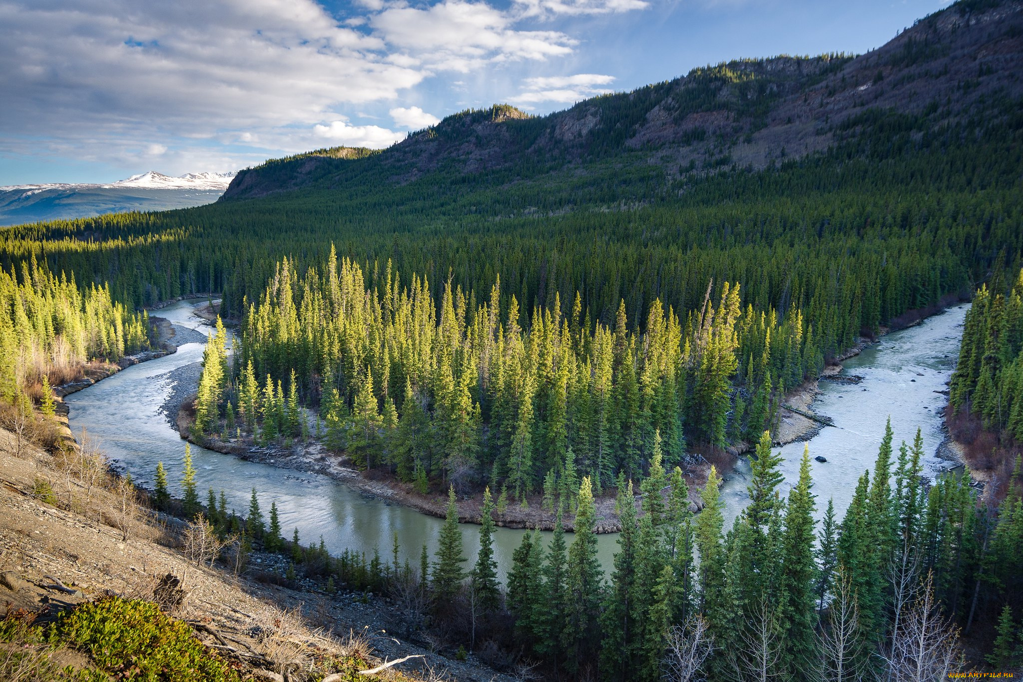 природа, реки, озера, простор