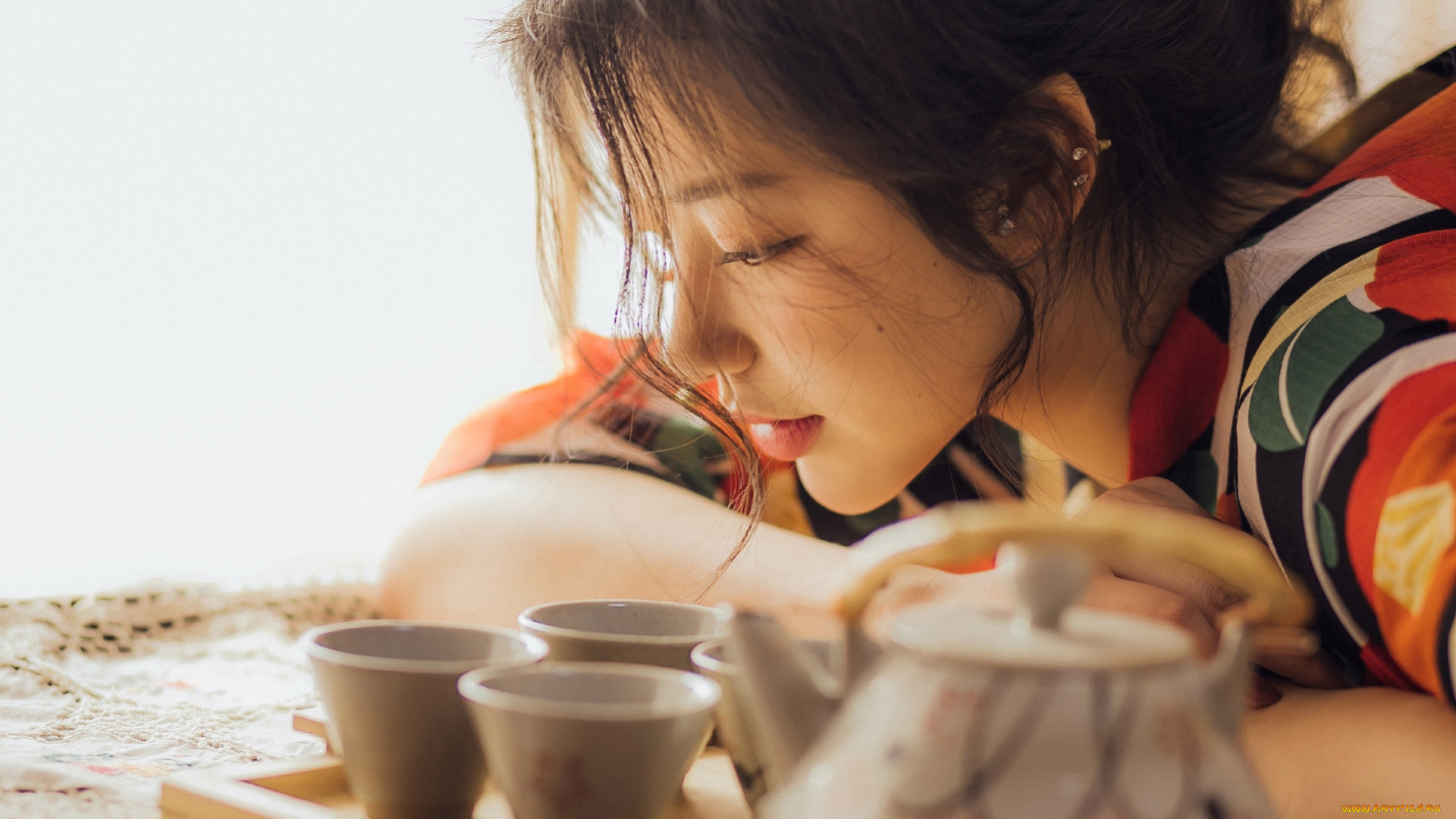 девушки, -, азиатки, азиатка