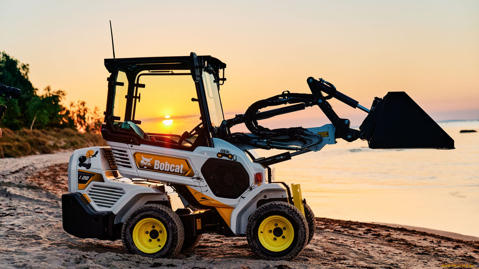 техника, фронтальные, погрузчики, bobcat