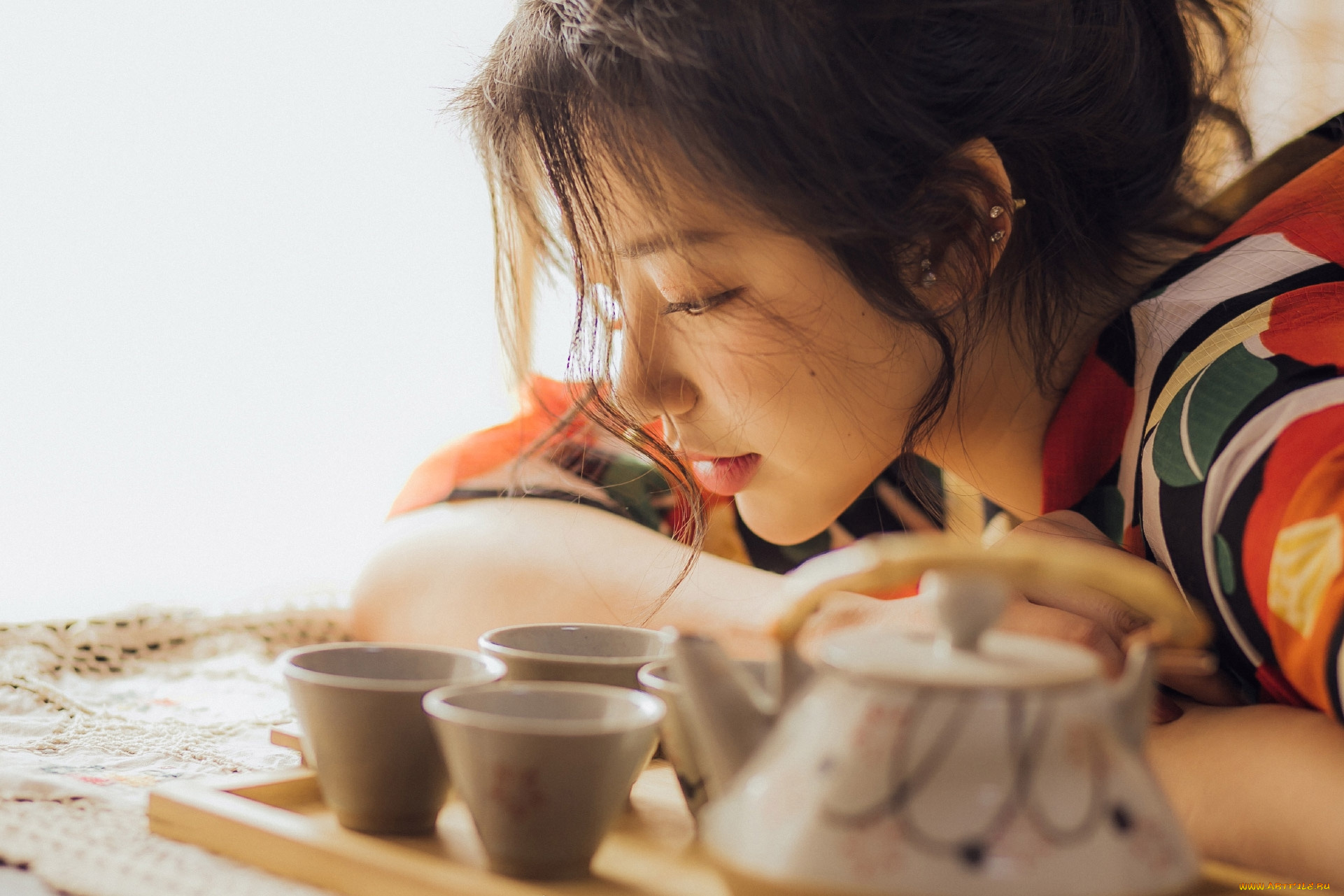 девушки, -, азиатки, азиатка