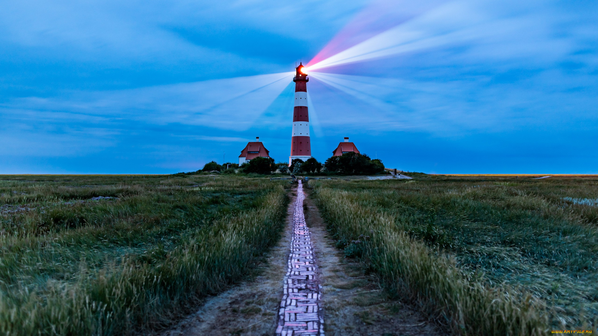 lighthouse, westerheversand, germany, природа, маяки, lighthouse, westerheversand