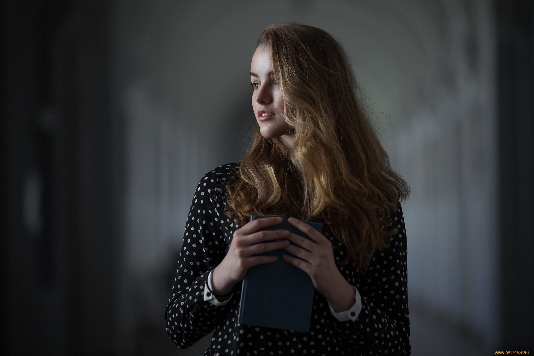 девушки, юлия, таврина, русая, платье, книга