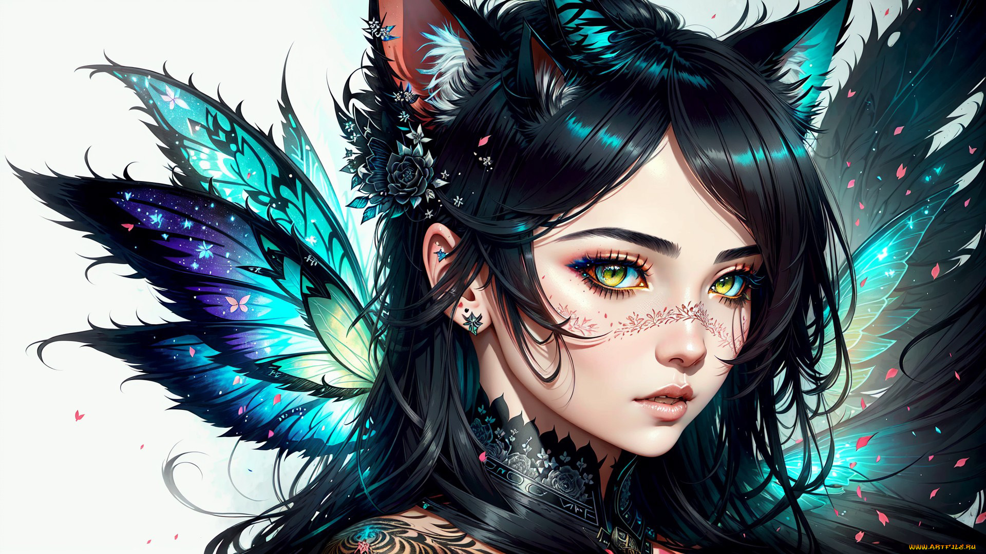 аниме, животные, , существа, нейросети, графика, нейроарт, ai, art, нейронные, сети, рисунки, нейро, искусство